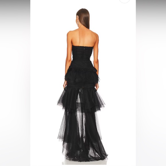 NWOT! Michael Costello x REVOLVE Alai Gown in Black - Picture 3 of 6